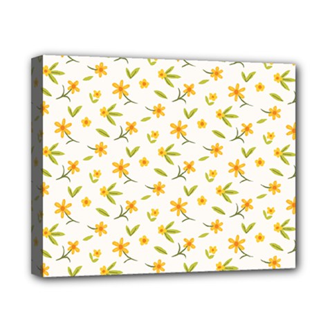 Cute Flower Design Canvas 10  X 8  (stretched) by designsbymallika