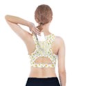 Cute Flower Design Sports Bra With Pocket View2