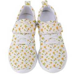 Cute Flower Design Women s Velcro Strap Shoes by designsbymallika