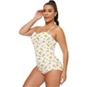 Cute Flower Design Retro Full Coverage Swimsuit View2