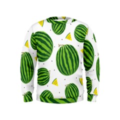 Watermelon Fruit Kids  Sweatshirt by ConteMonfrey