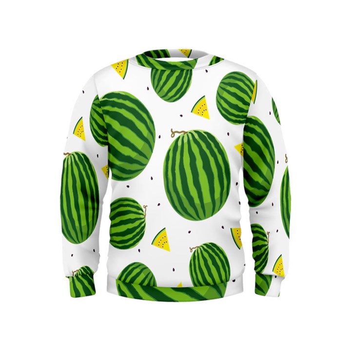 Watermelon Fruit Kids  Sweatshirt