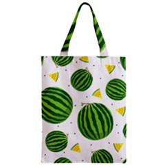 Watermelon Fruit Zipper Classic Tote Bag by ConteMonfrey