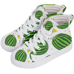 Watermelon Fruit Kids  Hi-top Skate Sneakers by ConteMonfrey