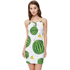 Watermelon Fruit Summer Tie Front Dress by ConteMonfrey