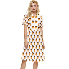 That`s Nuts   Button Top Knee Length Dress by ConteMonfrey