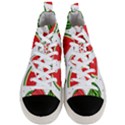 Watermelon Cuties White Men s Mid-Top Canvas Sneakers View1