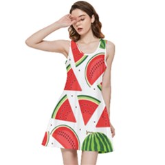 Watermelon Cuties White Inside Out Racerback Dress by ConteMonfrey