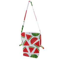 Watermelon Cuties White Folding Shoulder Bag by ConteMonfrey