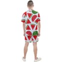 Watermelon Cuties White Men s Mesh Tee and Shorts Set View2