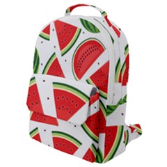 Watermelon Cuties White Flap Pocket Backpack (small) by ConteMonfrey