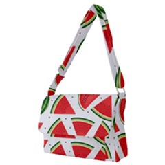 Watermelon Cuties White Full Print Messenger Bag (m) by ConteMonfrey