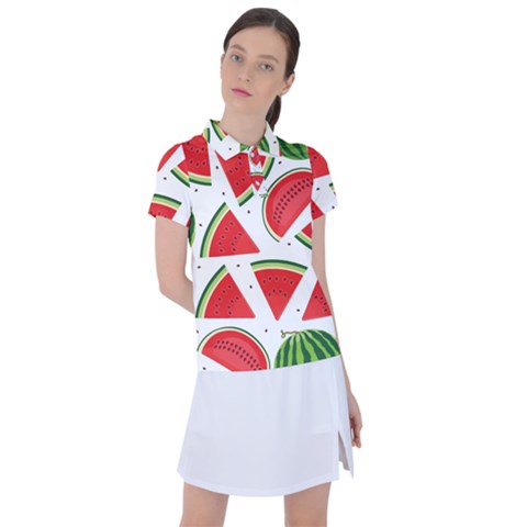 Watermelon Cuties White Women s Polo Tee by ConteMonfrey