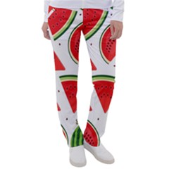 Watermelon Cuties White Women s Casual Pants by ConteMonfrey