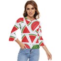 Watermelon Cuties White Bell Sleeve Top View1