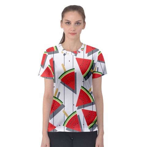 Watermelon Popsicle   Women s Sport Mesh Tee by ConteMonfrey