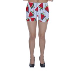 Watermelon Popsicle   Skinny Shorts by ConteMonfrey