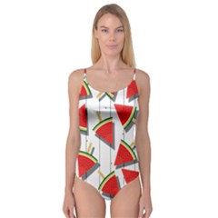 Watermelon Popsicle   Camisole Leotard  by ConteMonfrey