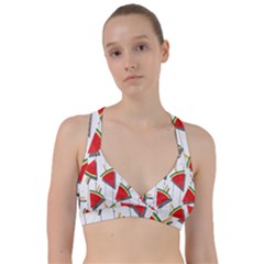 Watermelon Popsicle   Sweetheart Sports Bra by ConteMonfrey