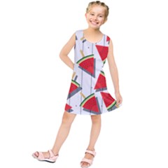 Watermelon Popsicle   Kids  Tunic Dress by ConteMonfrey