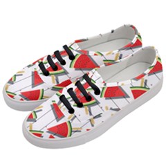 Watermelon Popsicle   Women s Classic Low Top Sneakers by ConteMonfrey