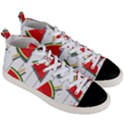 Watermelon Popsicle   Men s Mid-Top Canvas Sneakers View3