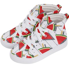 Watermelon Popsicle   Kids  Hi-top Skate Sneakers by ConteMonfrey