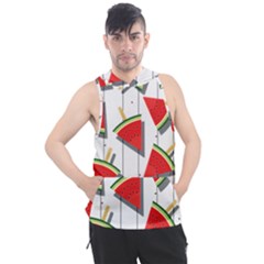 Watermelon Popsicle   Men s Sleeveless Hoodie by ConteMonfrey