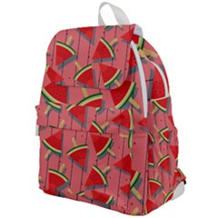 Red Watermelon Popsicle Top Flap Backpack by ConteMonfrey