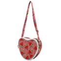 Red Watermelon Popsicle Heart Shoulder Bag View1