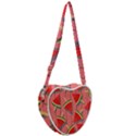 Red Watermelon Popsicle Heart Shoulder Bag View2