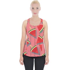 Red Watermelon Popsicle Piece Up Tank Top by ConteMonfrey