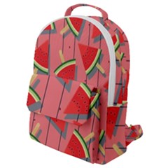 Red Watermelon Popsicle Flap Pocket Backpack (small) by ConteMonfrey