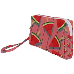 Red Watermelon Popsicle Wristlet Pouch Bag (small) by ConteMonfrey