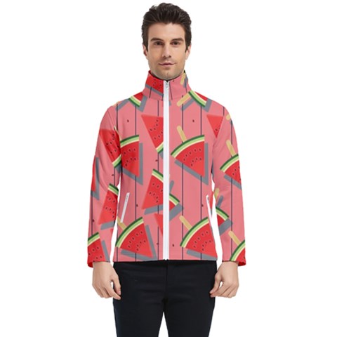 Red Watermelon Popsicle Men s Bomber Jacket by ConteMonfrey