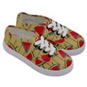 Pastel Watermelon Popsicle Kids  Classic Low Top Sneakers View3