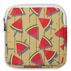 Pastel Watermelon Popsicle Mini Square Pouch by ConteMonfrey