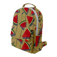 Pastel Watermelon Popsicle Flap Pocket Backpack (large) by ConteMonfrey