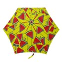 Yellow Watermelon Popsicle  Mini Folding Umbrellas View1