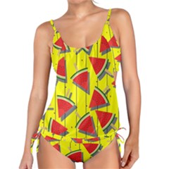 Yellow Watermelon Popsicle  Tankini Set by ConteMonfrey