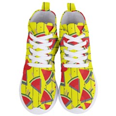 Yellow Watermelon Popsicle  Women s Lightweight High Top Sneakers by ConteMonfrey