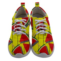 Yellow Watermelon Popsicle  Women Athletic Shoes by ConteMonfrey