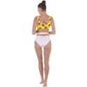 Yellow Watermelon Popsicle  Bandaged Up Bikini Top View2