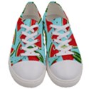 Blue Watermelon Men s Low Top Canvas Sneakers View1