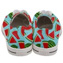 Blue Watermelon Men s Low Top Canvas Sneakers View4