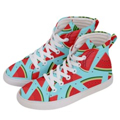 Blue Watermelon Men s Hi-top Skate Sneakers by ConteMonfrey