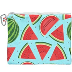 Blue Watermelon Canvas Cosmetic Bag (xxxl) by ConteMonfrey