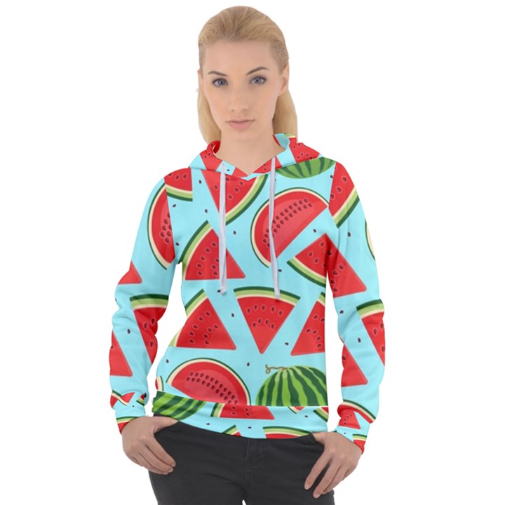 Blue Watermelon Women s Overhead Hoodie