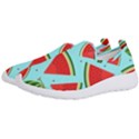 Blue Watermelon Men s Slip On Sneakers View2