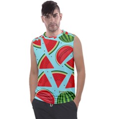 Blue Watermelon Men s Regular Tank Top by ConteMonfrey